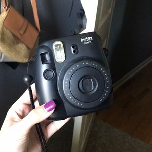 Black Polaroid Camera